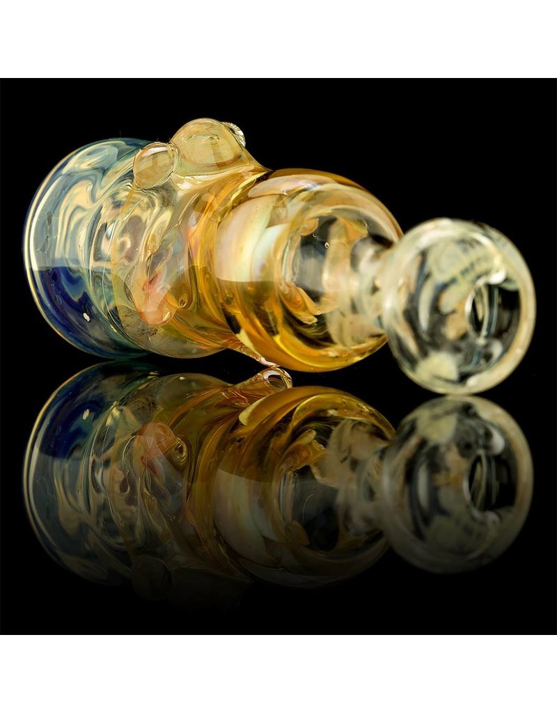 Bob Snodgrass SOLD Bob Snodgrass Turtle Chillum w/Aliens & Stars Snodgrass Family Glass