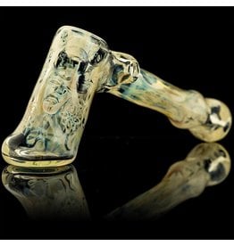 Bob Snodgrass SOLD Bob Snodgrass UV Skull Hammer with Impressions Snodgrass Family Glass