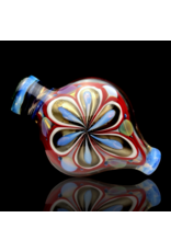 Firekist Glass ISO Fume & Cane Disc Chillum A Firekist