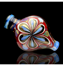 Firekist Glass ISO Fume & Cane Disc Chillum A Firekist