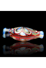 Firekist Glass ISO Fume & Cane Disc Chillum A Firekist