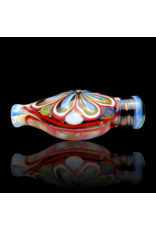 Firekist Glass ISO Fume & Cane Disc Chillum A Firekist