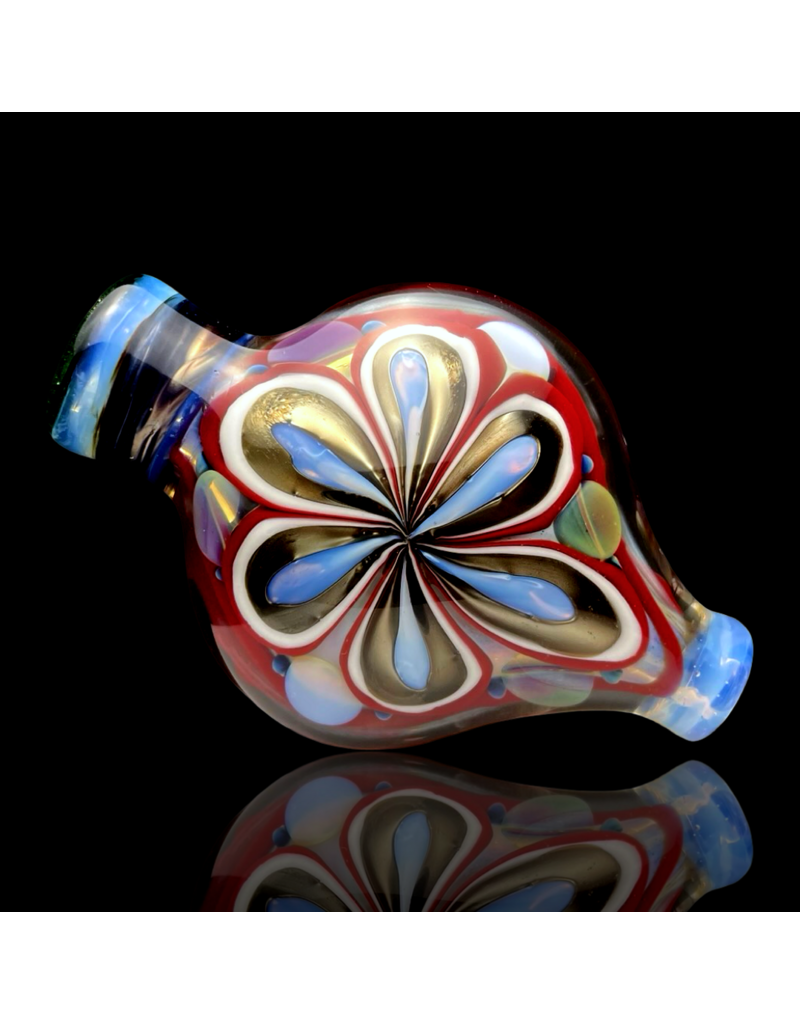 Firekist Glass ISO Fume & Cane Disc Chillum A Firekist