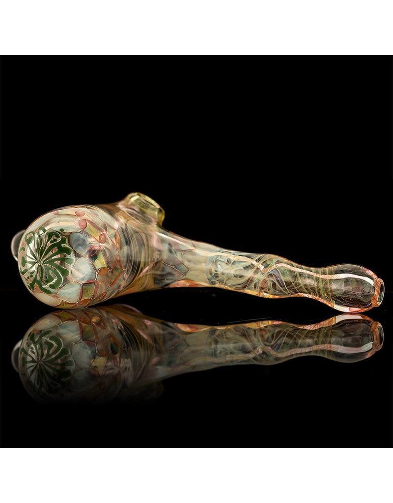 Hugh Glass Hugh Glass Fume Hammer with Skull Implosion Snodgrass Family Glass