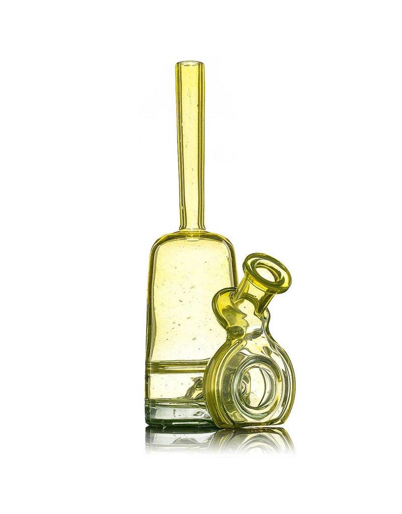 Jacob Vincent Jacob Vincent Thomas' Transparent Yellow & Legal Green Inverse Fade Bottle