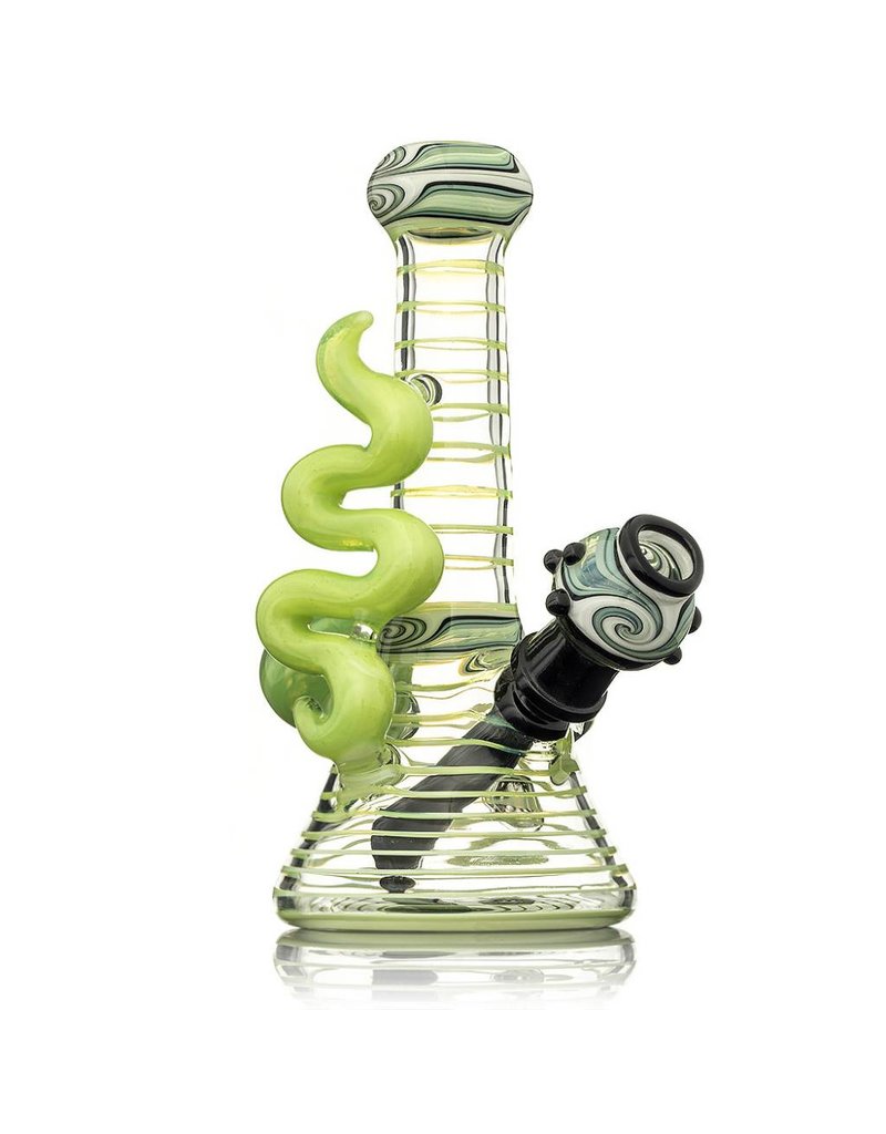 AJ AJ Clear & Green Beaker Dab Rig