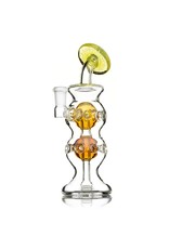 Tubesock Glass Tubesock Atomic Orange UV over Peach Double Begg Rig