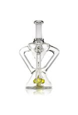 10mm Double Uptake Recycler by Aw Glass | Solar Flare