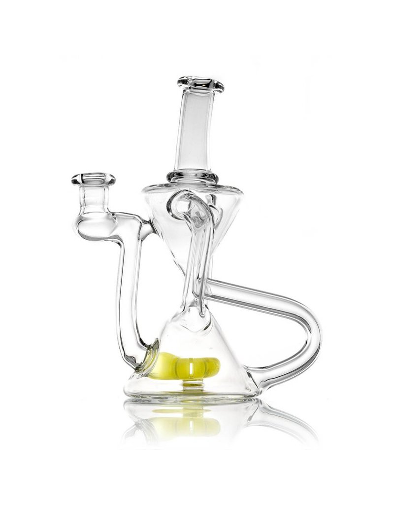 10mm Double Uptake Recycler by Aw Glass | Solar Flare