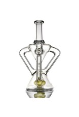 10mm Double Uptake Recycler by Aw Glass | Homemade Pastel Serum