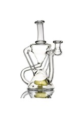 10mm Double Uptake Recycler by Aw Glass | Homemade Pastel Serum