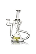 10mm Double Uptake Recycler by Aw Glass | Homemade Pastel Serum