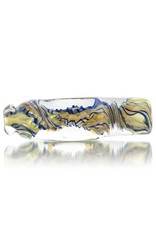 Nelson Inside Out Square Glass Chillum One Hitter (C)