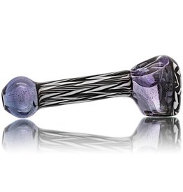 BirdDogg SOLD BirdDogg B&W Glass Hammer Hand Pipe