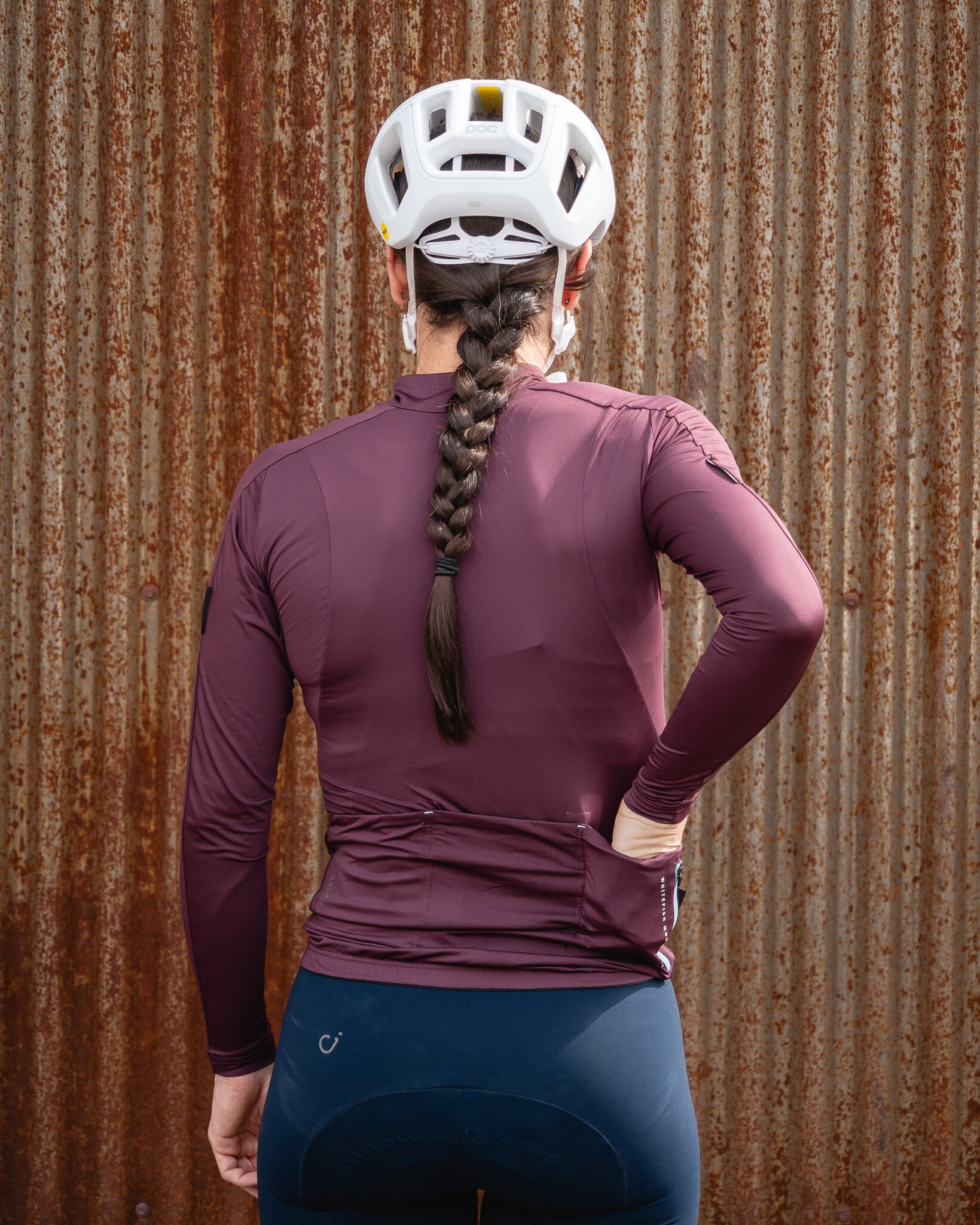 Velocio Women's Ultralight LS Jersey Black Cherry