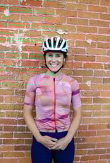 Velocio Women's One Jersey Geo-Red
