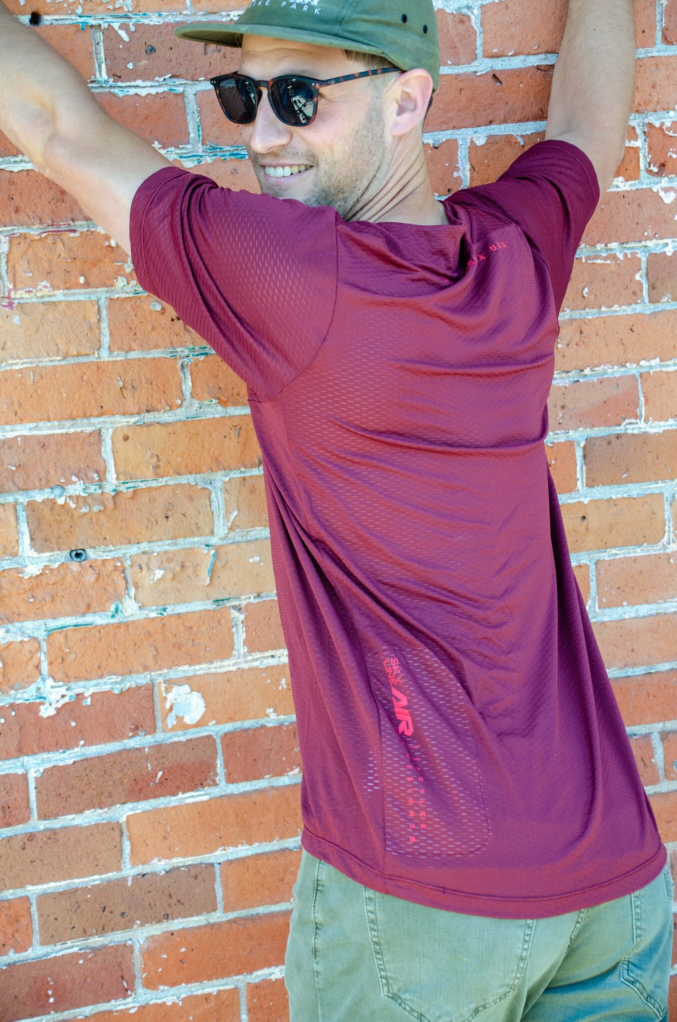 Skyline SS Jersey Oxblood