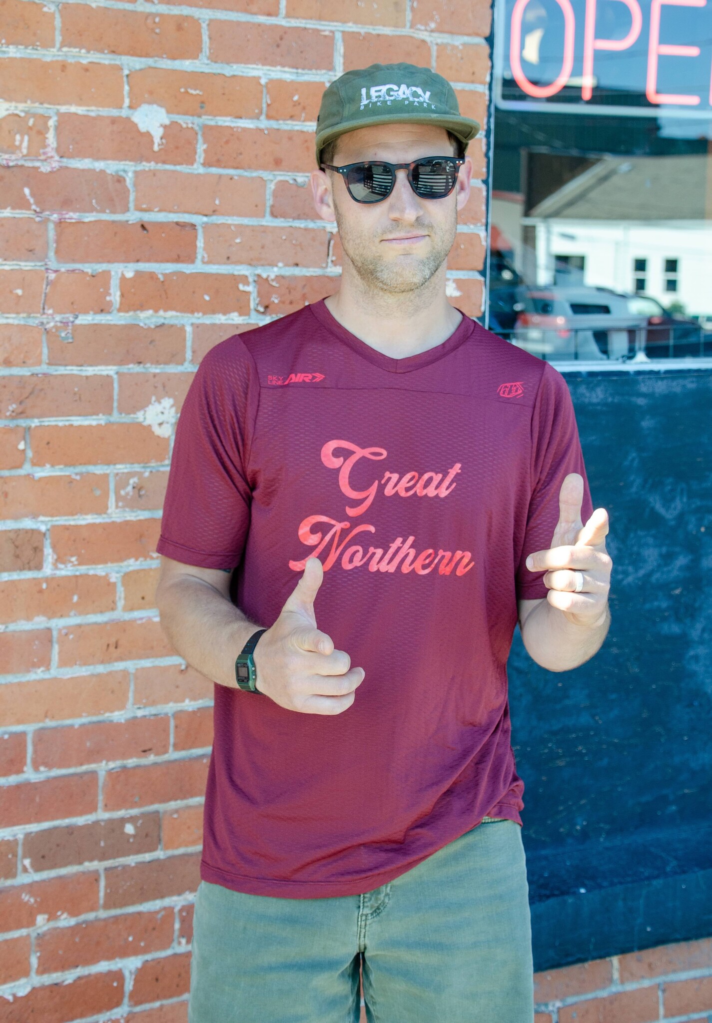 Skyline SS Jersey Oxblood