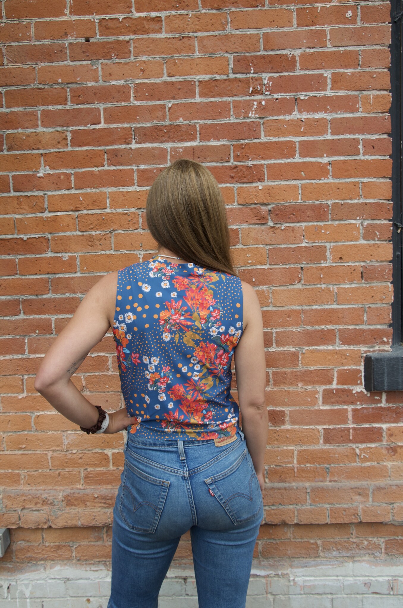 Shredly GN Tech Tank Flora Azul