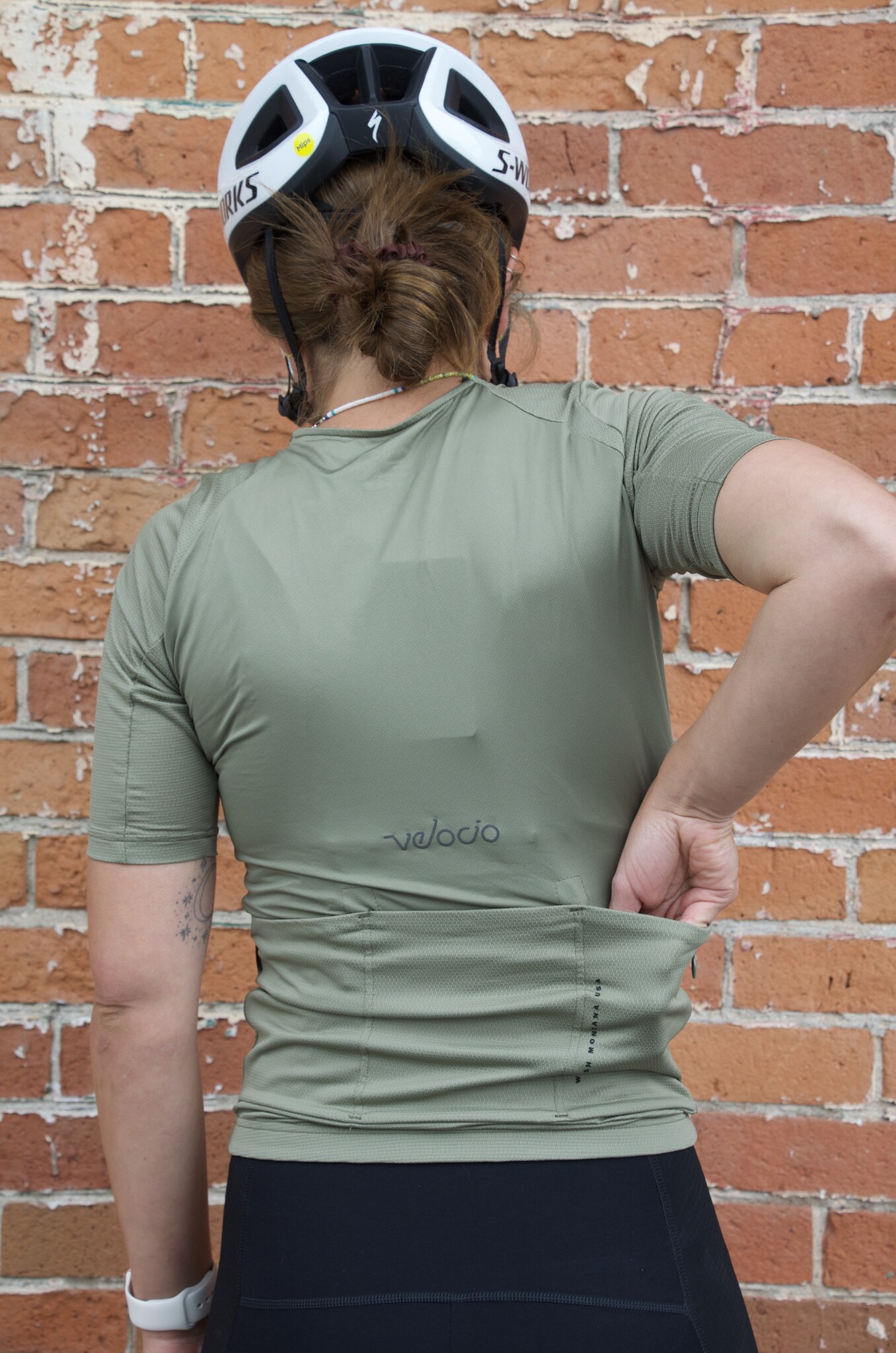 Velocio W's Luxe Ultralight Jersey Deep Lichen