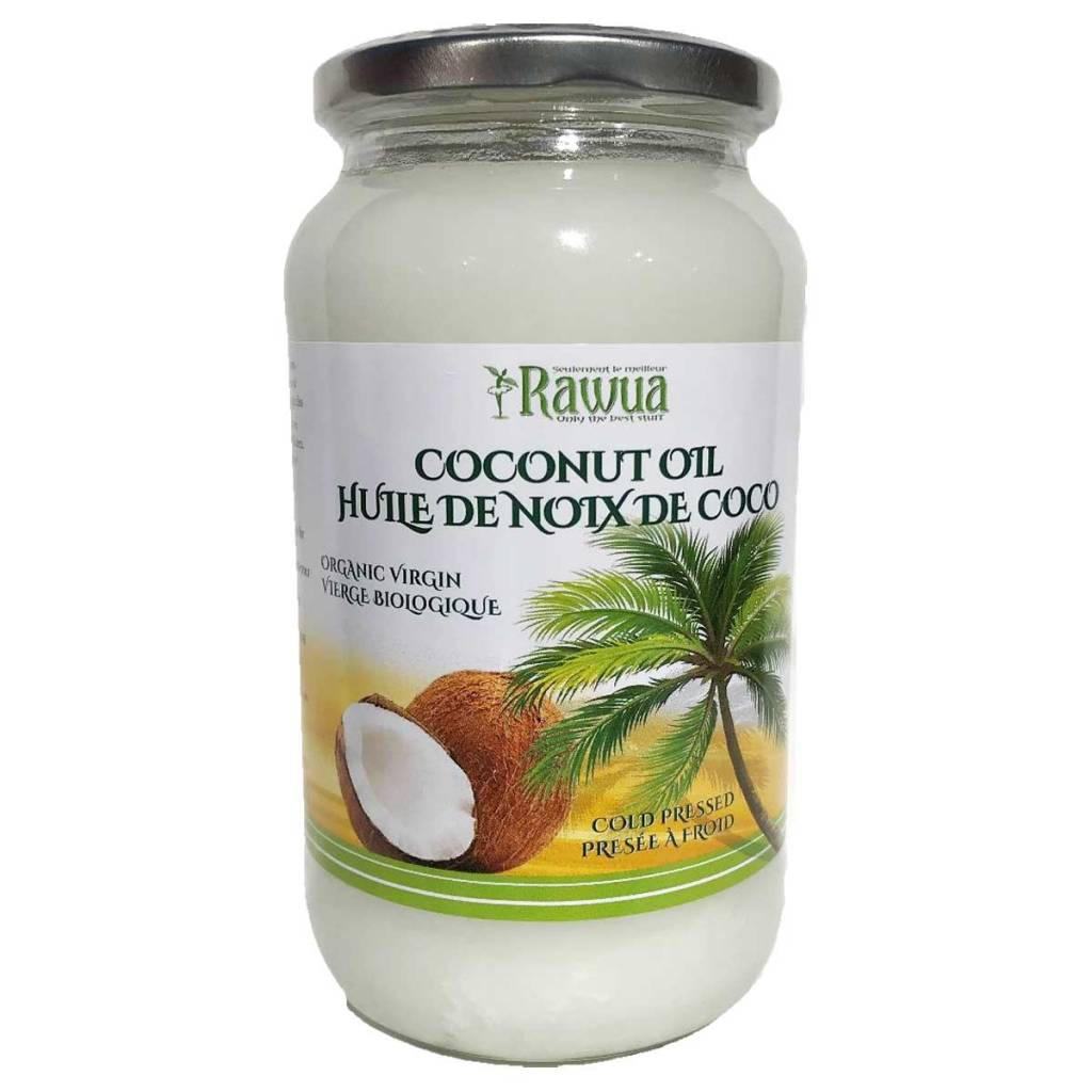 Huile de noix de coco vierge bio - Rawua - Achat en ligne ou