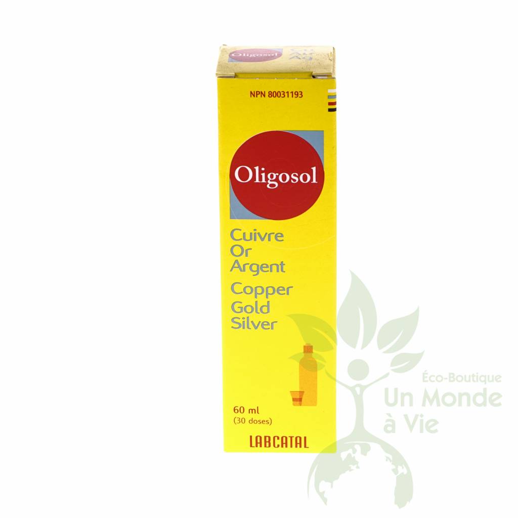 Oligosol Cuivre-or-argent 60 ml - Labcatal - Naturopathes en boutique -  Eco-Boutique Un Monde A Vie
