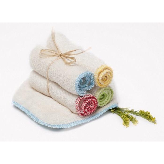Lingettes de coton  bio (paquet de 4)