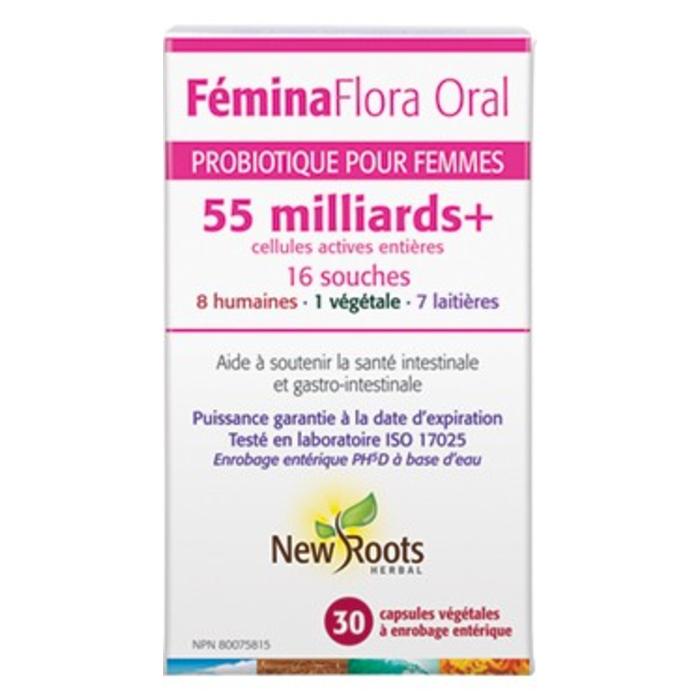 Probiotiques intensité 20 milliards  New Roots Herbal  Monde À Vie