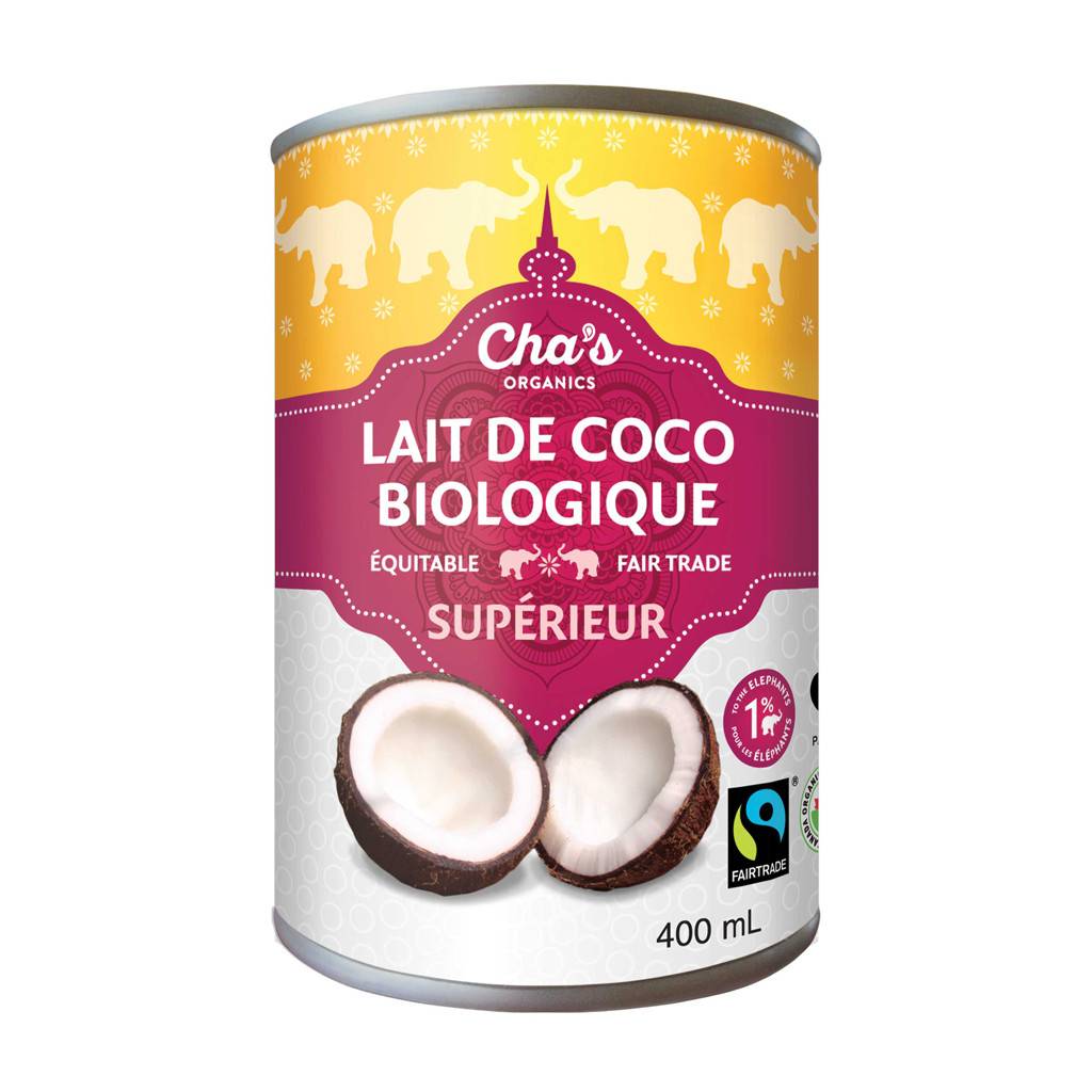 Lait de coco bio 400mlCha