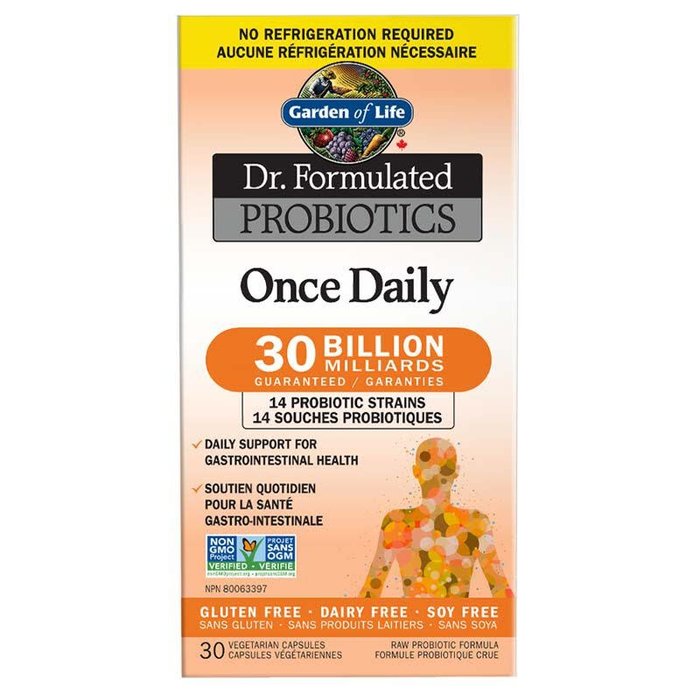 Probiotiques quotidiens 30 milliards 30 capsules