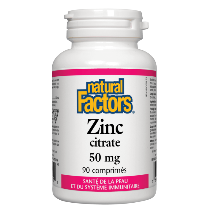 Zinc citrate 50 mg 90 comprimés