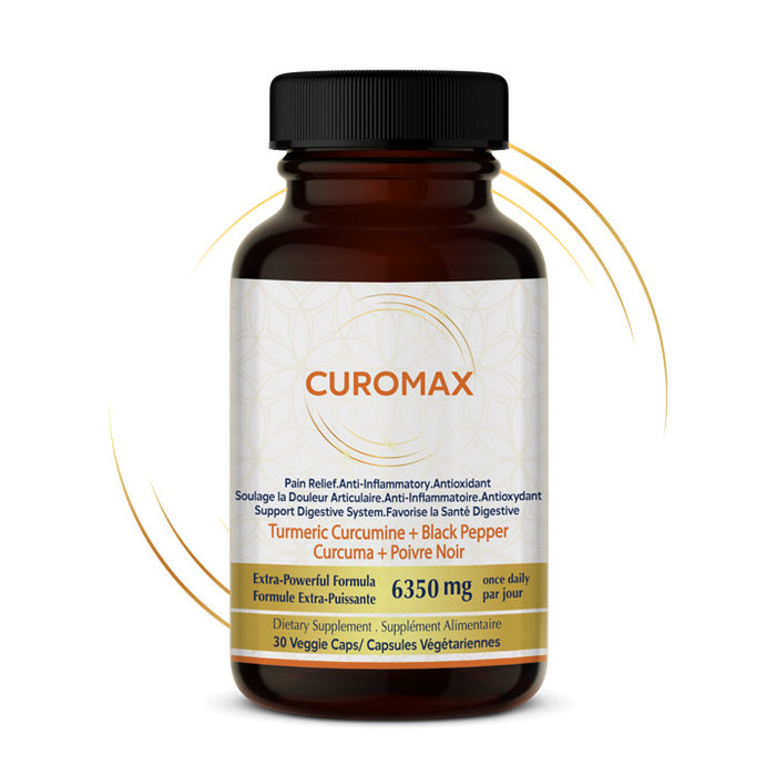 Curomax, curcuma et poivre noir 30 végécapsules