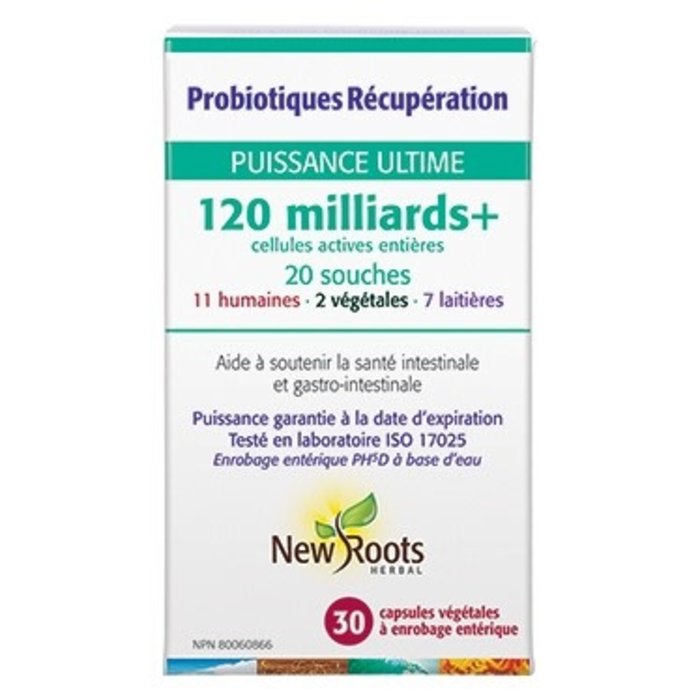 Probiotiques Récupération 120 milliards 30 capsules
