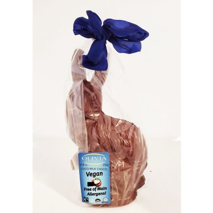 Lapin de  Paques , chocolat au lait de coco, 250g