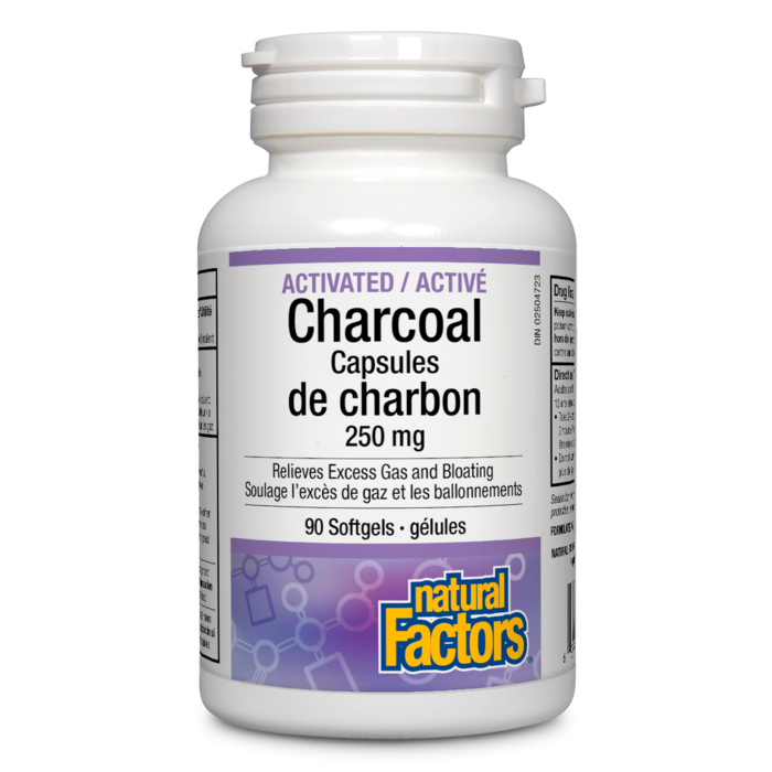 Charbon activé 250 mg 90 gélules