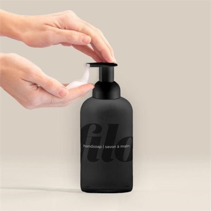 Bouteille verre pour savon à main 350ml