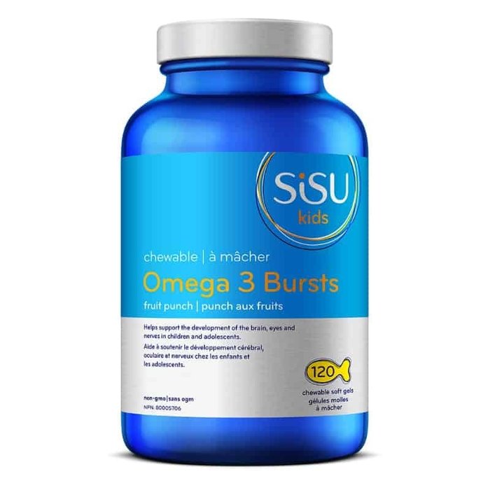 Omega 3 Bursts Punch aux fruits 120 gélules à mâcher