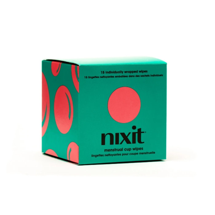 Lingettes nettoyantes pour coupe menstruelle (15 unités)