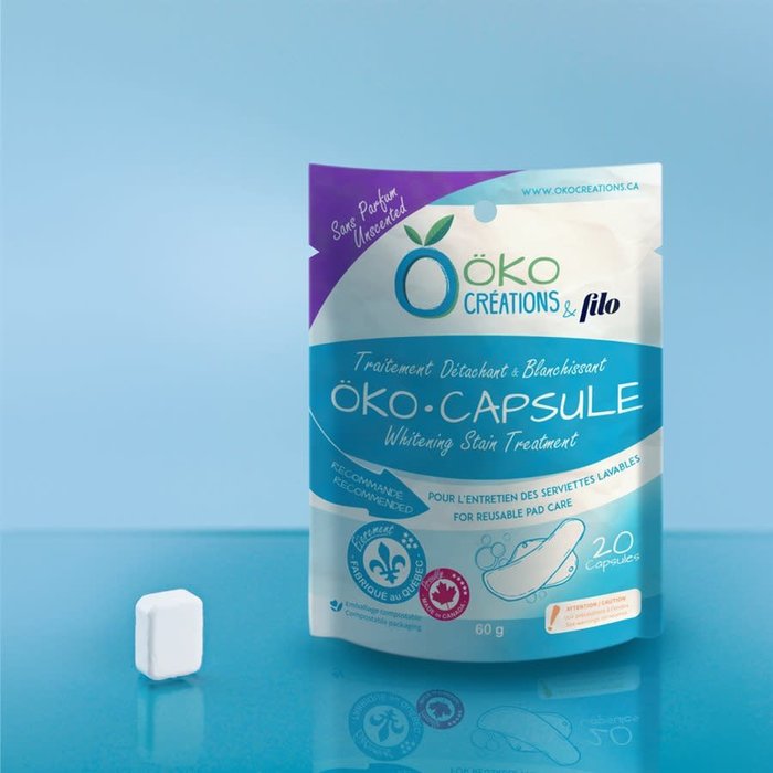 Öko-Capsule - Traitement Détachant & Blanchissant (20 caps)