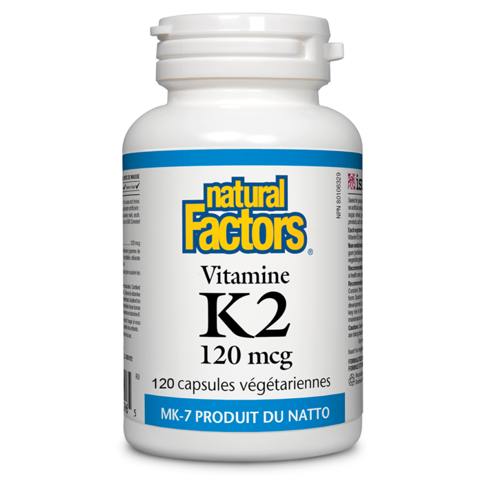 Vitamine K2 120mcg 120 capsules