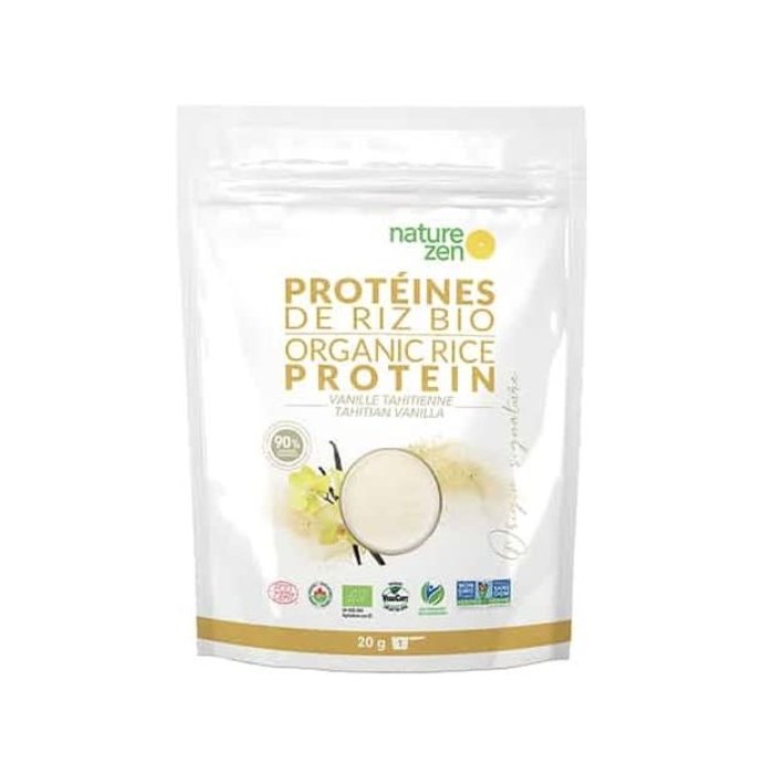 Protéines de riz vanille tahitienne bio