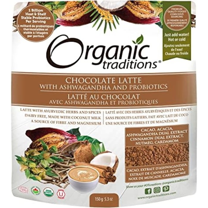 Latte au chocolat, ashwagandha et probiotiques 150g