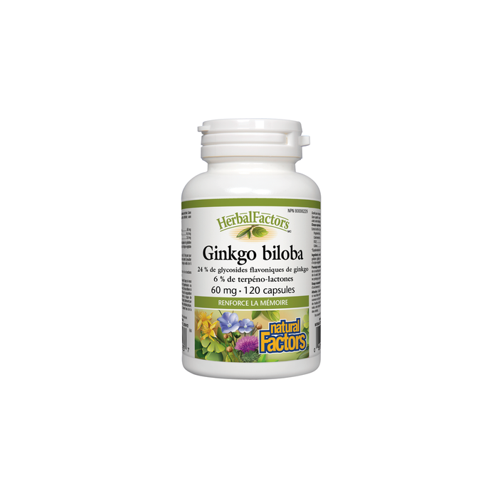 Ginkgo biloba 60 mg 120 capsules