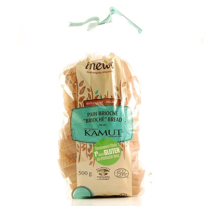 Pain Kamut brioché faible en gluten bio 500g