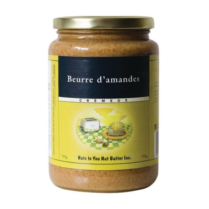 Beurre d'amandes crémeux
