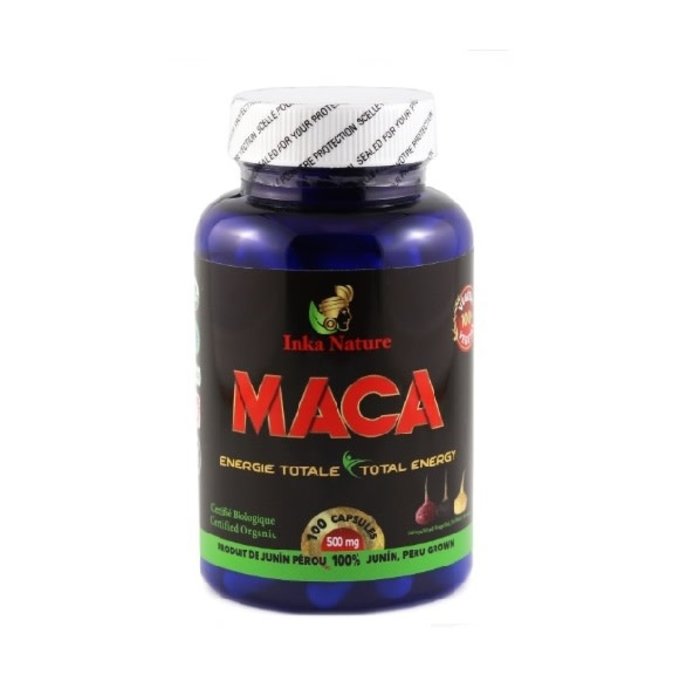 Maca de Junin 500 mg, 100 capsules