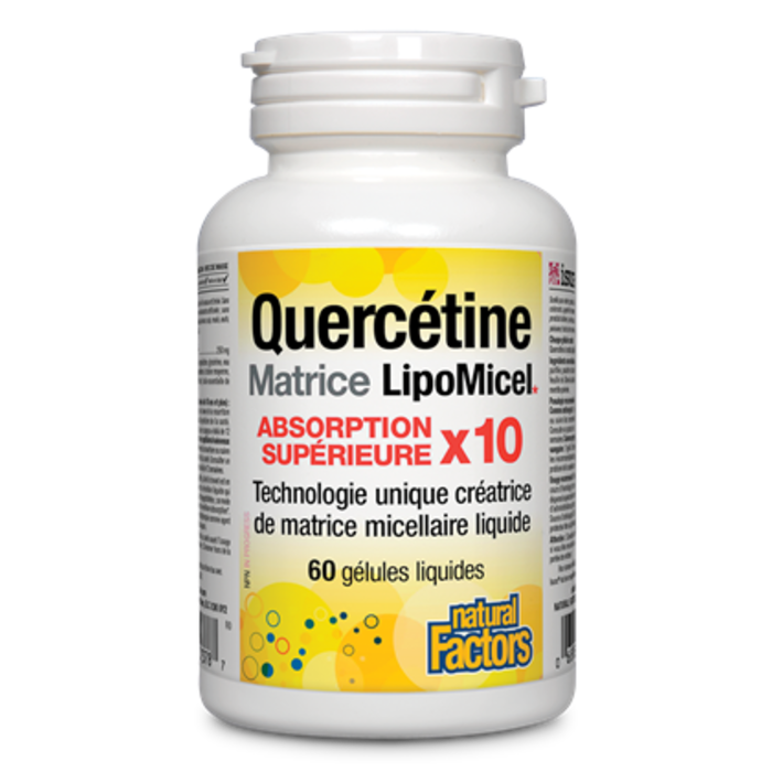 Quercétine Matrice LipoMicel 250mg 60 gélules