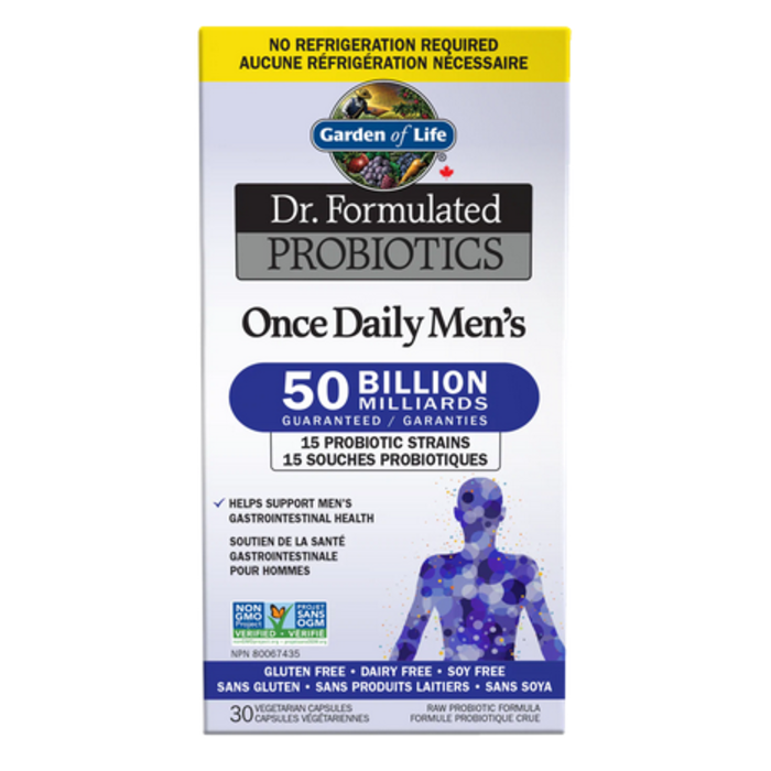 Probiotique Homme 50 milliards 30 capsules