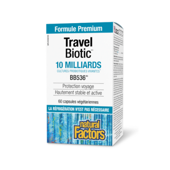 Probiotique Travel 10 milliards 60 capsules