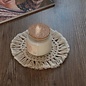 Sous-verre crochet en coton -